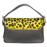 Aleide Borsa a mano da donna Vera pelle 04858-LEO P GIALLO Gave Lux