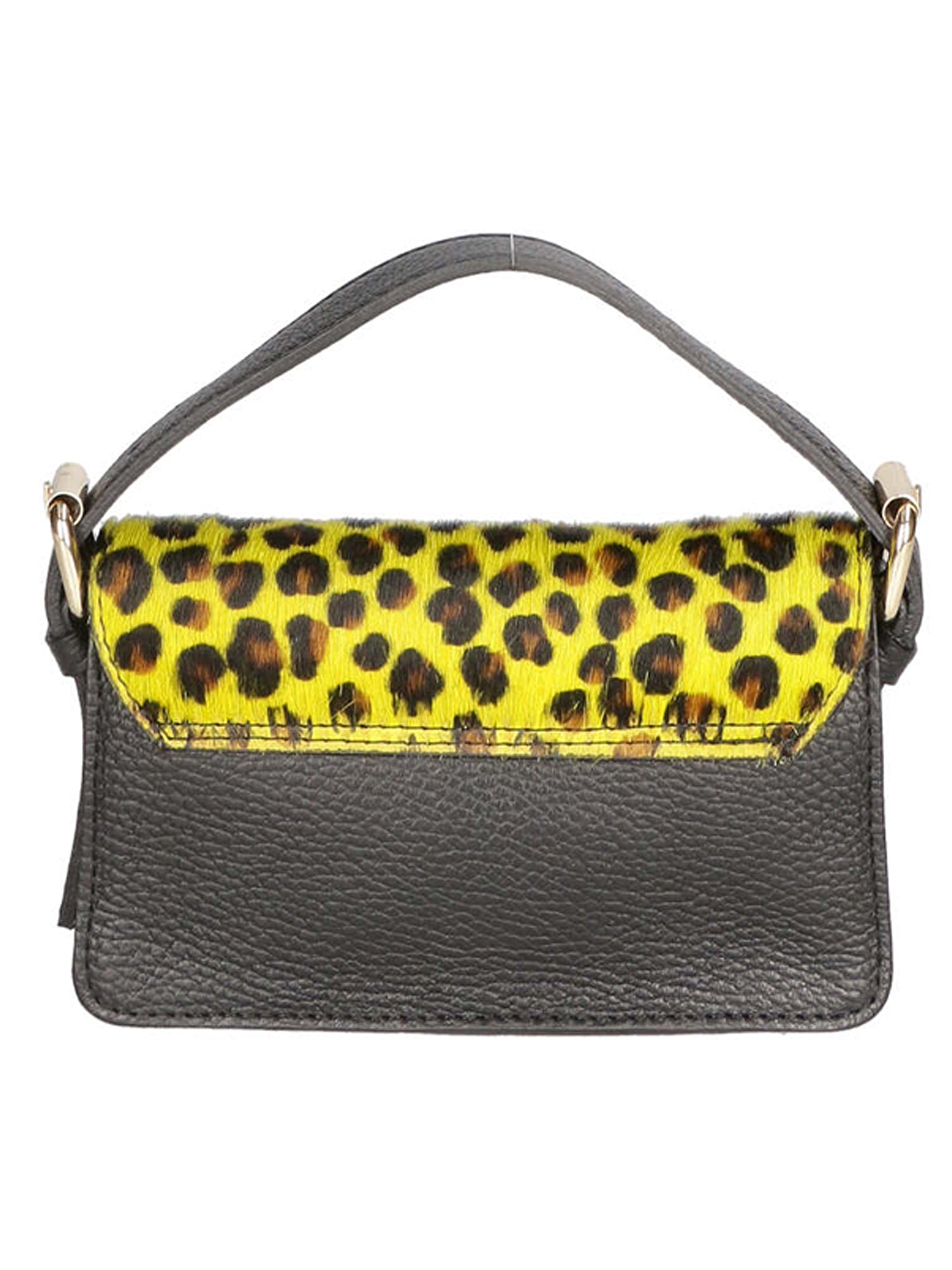 Aleide Borsa a mano da donna Vera pelle 04858-LEO P GIALLO Gave Lux