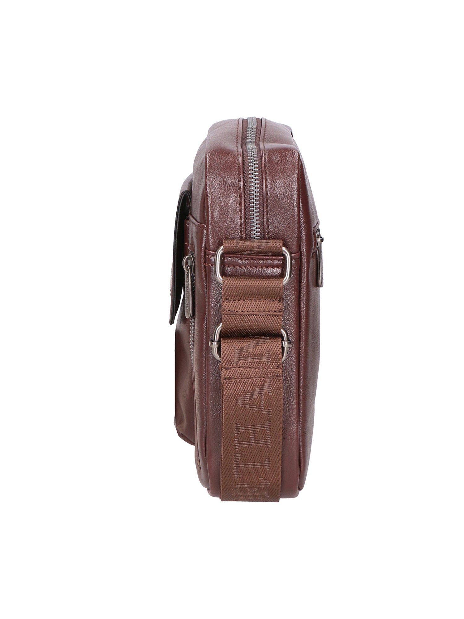 Borsa a tracolla uomo 100% pelle PU PCL3105-COFFEE Northampton Polo Club