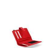 Portafoglio da donna in vera pelle Casual LB7702-20-RED Laura Biagiotti