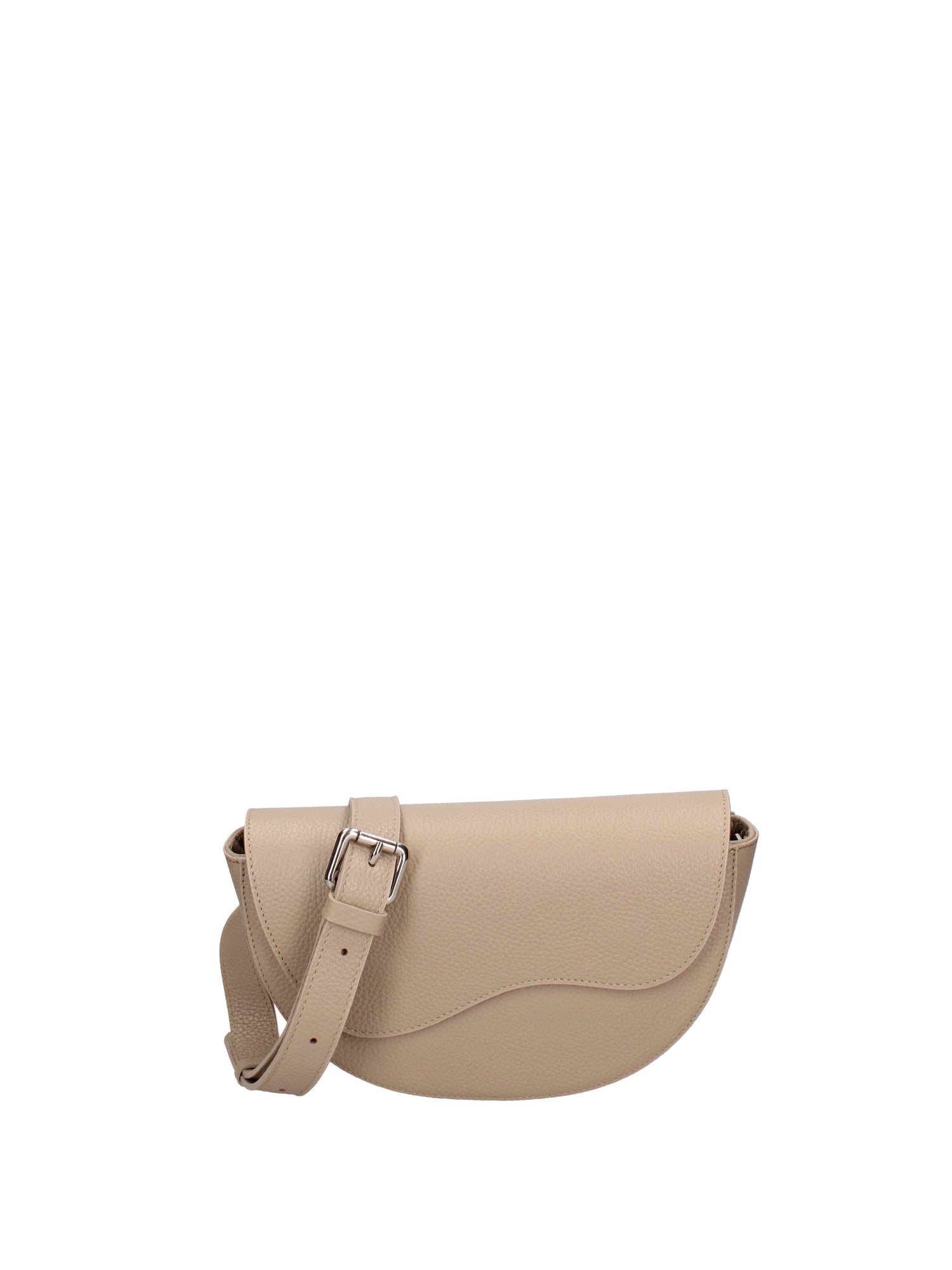 Marsupio da donna in vera pelle Made in Italy 07218-D05 CAPPUCCINO Roberta Rossi