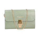 Hope Borsa a mano da donna Made in Italy Vera pelle 734-LU96 MENTA Viola Castellani