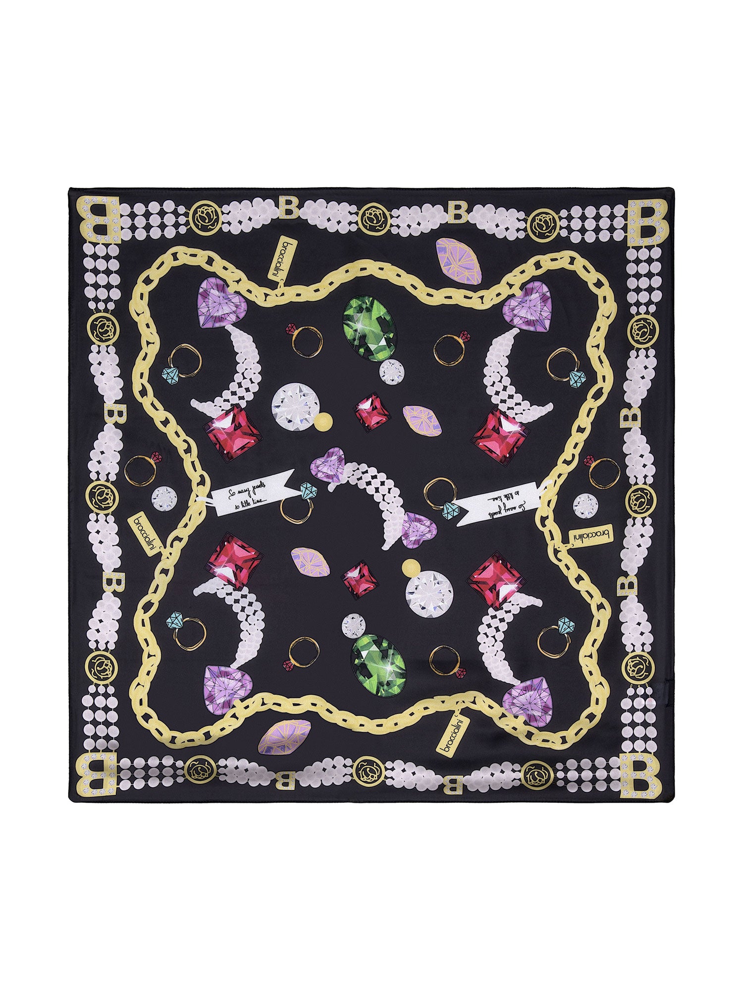 Astraria Foulard da donna 100% Poliestere BFR324-UNICO Braccialini