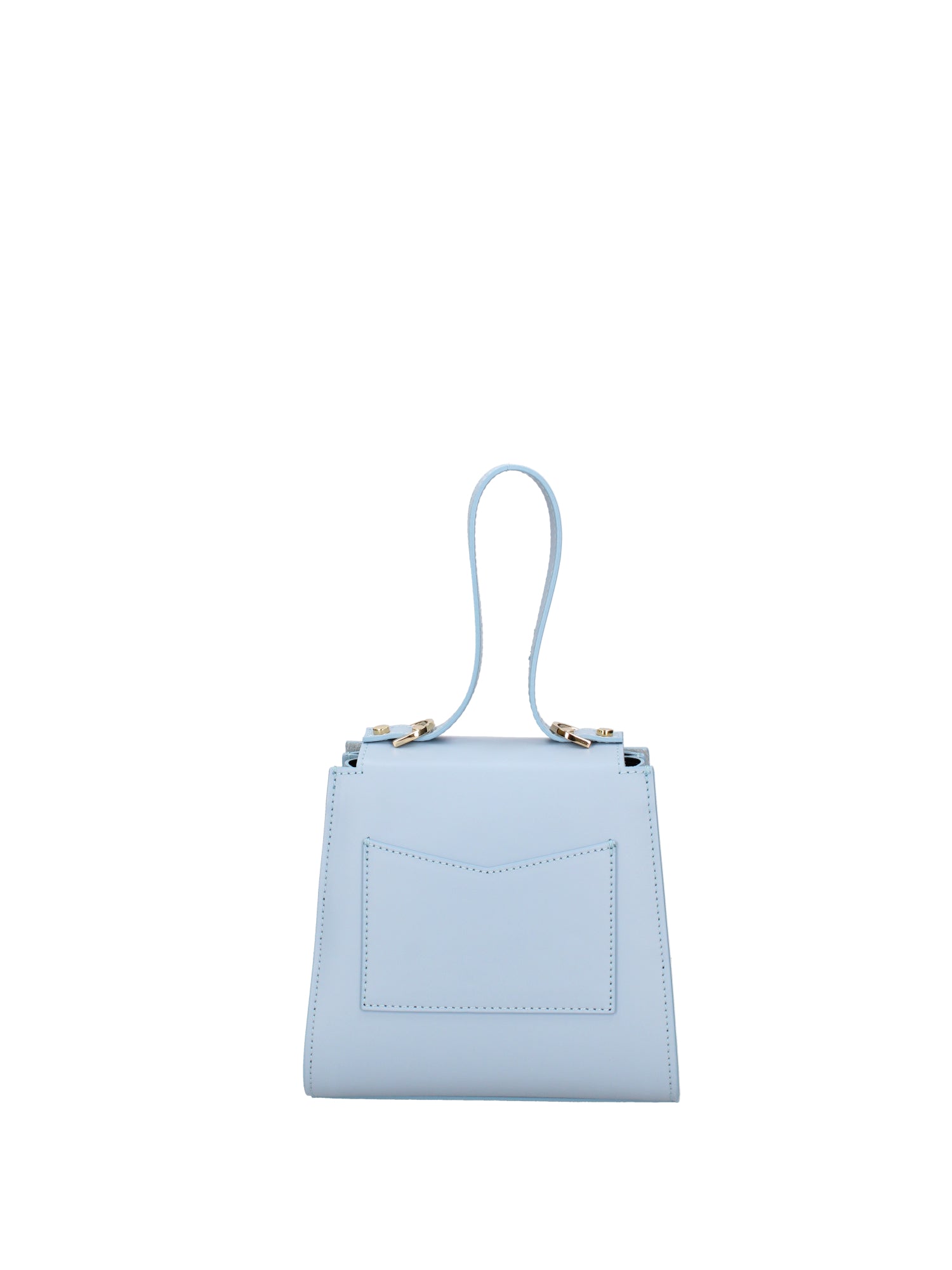 Borsa a mano da donna 100% pelle 07204-L366 CIELO Viola Castellani