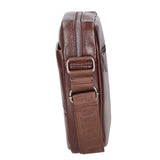 Borsa a tracolla uomo 100% pelle PU PCL3084-COFFEE Northampton Polo Club