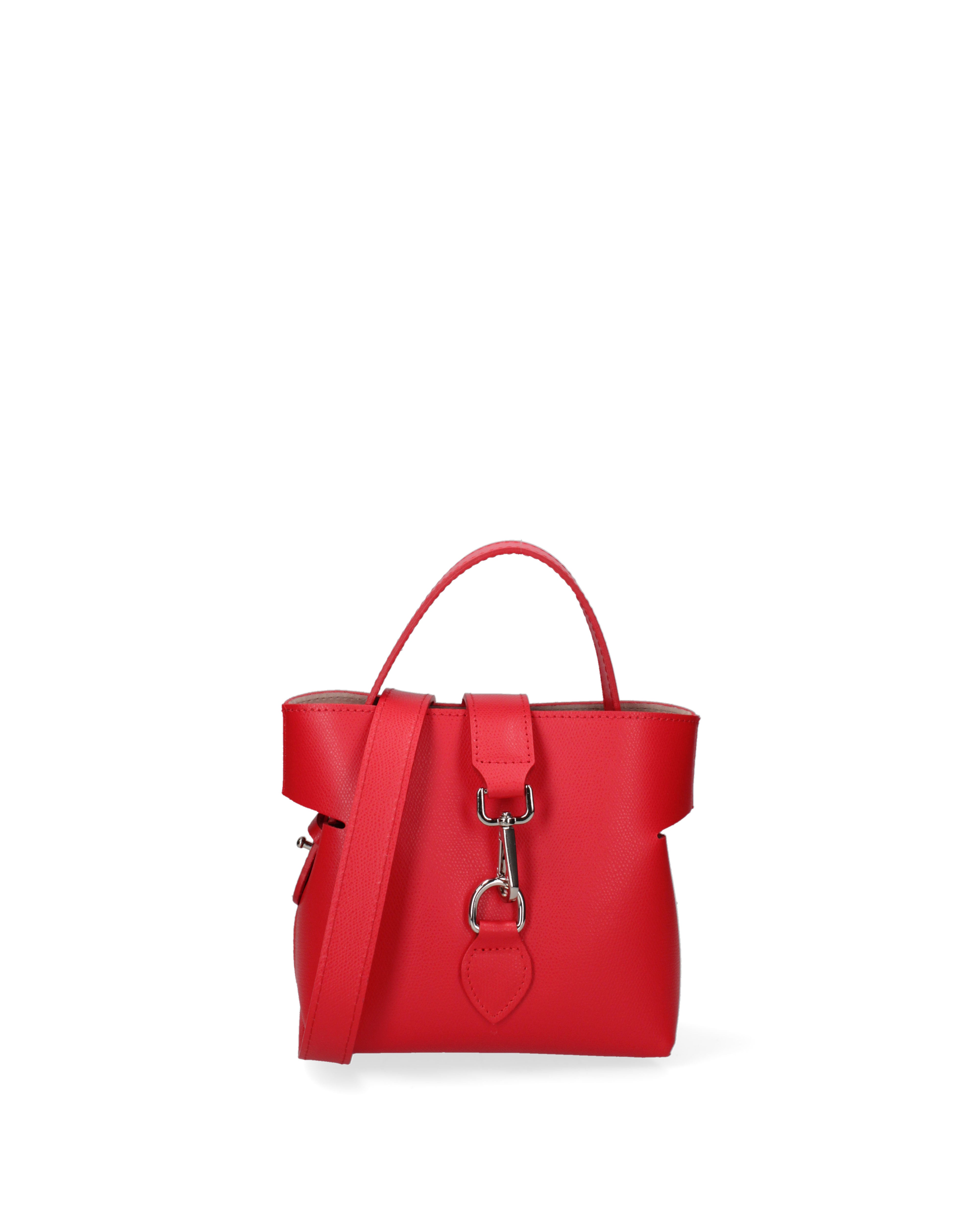 Modena Borsa a mano da donna Vera pelle 07380-PL58 ROSSO FUOCO Gave Lux