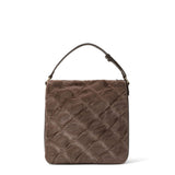 Elora Lux Borsa a spalla da donna Polyurethane + Polyester B16844-MARRONE Braccialini