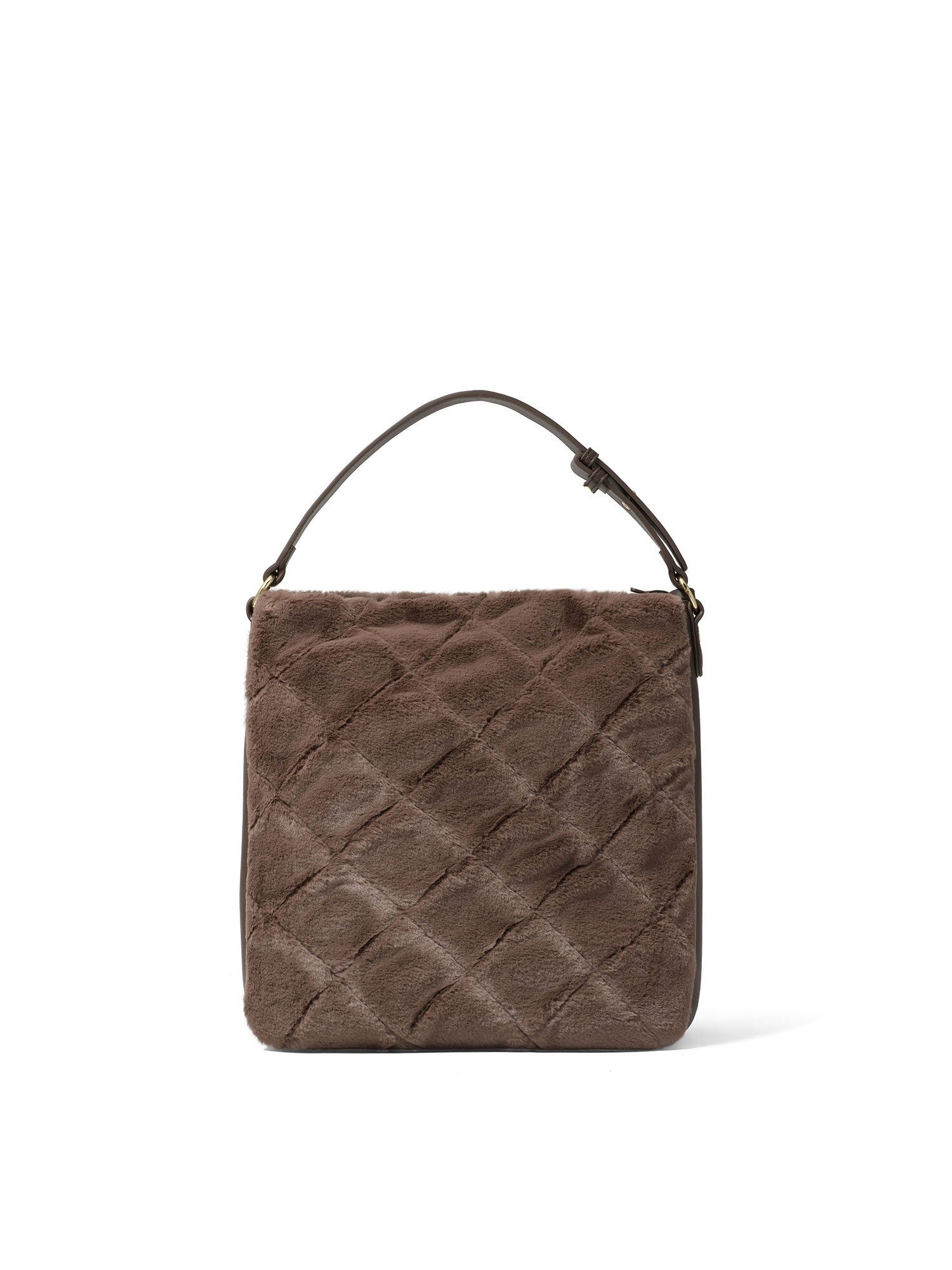 Elora Lux Borsa a spalla da donna Polyurethane + Polyester B16844-MARRONE Braccialini