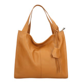 Aelia Borsa a spalla da donna Vera pelle 3312-D17 CUOIO SCURO DARK COGNAC Gave Lux