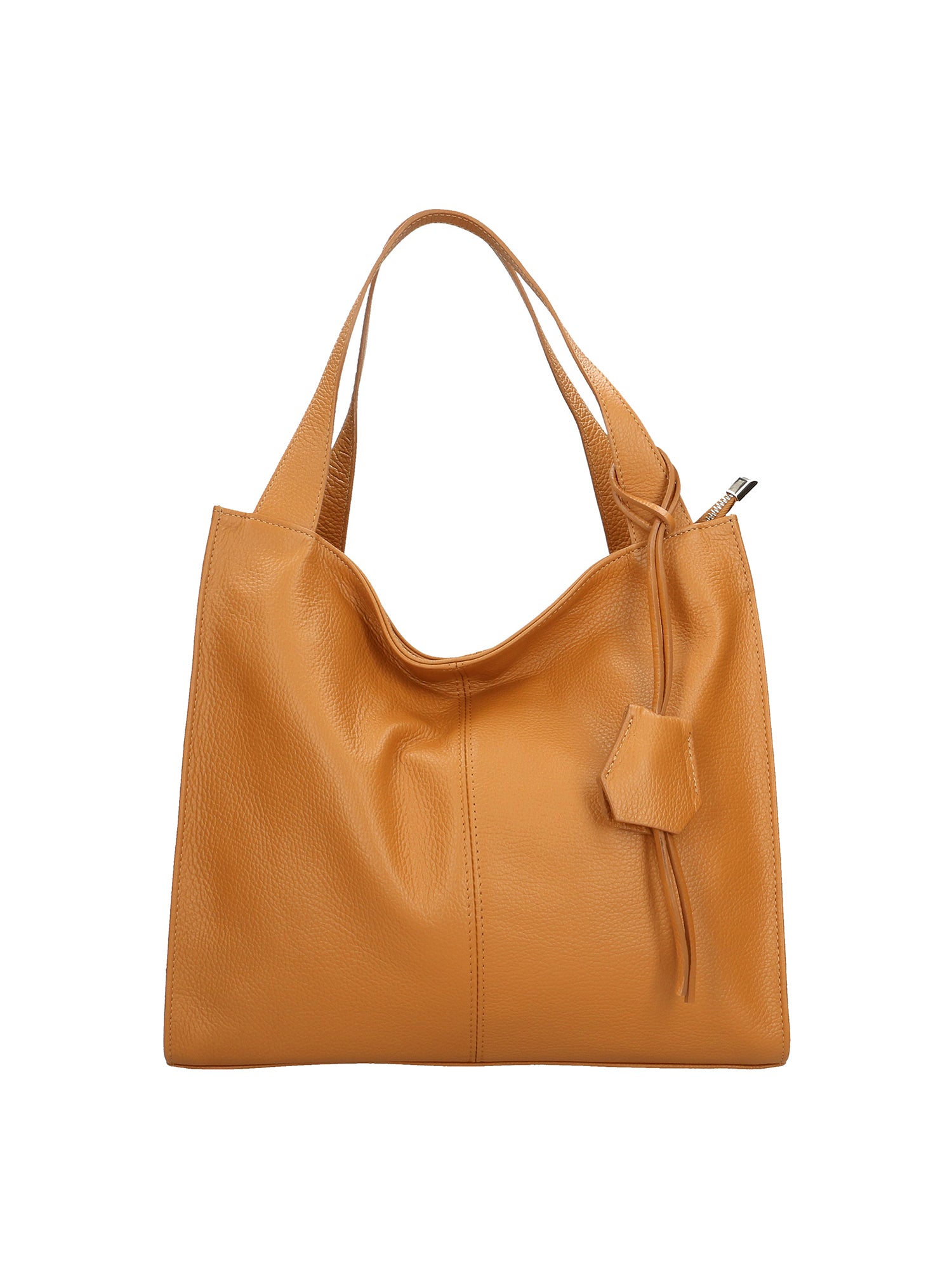 Aelia Borsa a spalla da donna Vera pelle 3312-D17 CUOIO SCURO DARK COGNAC Gave Lux