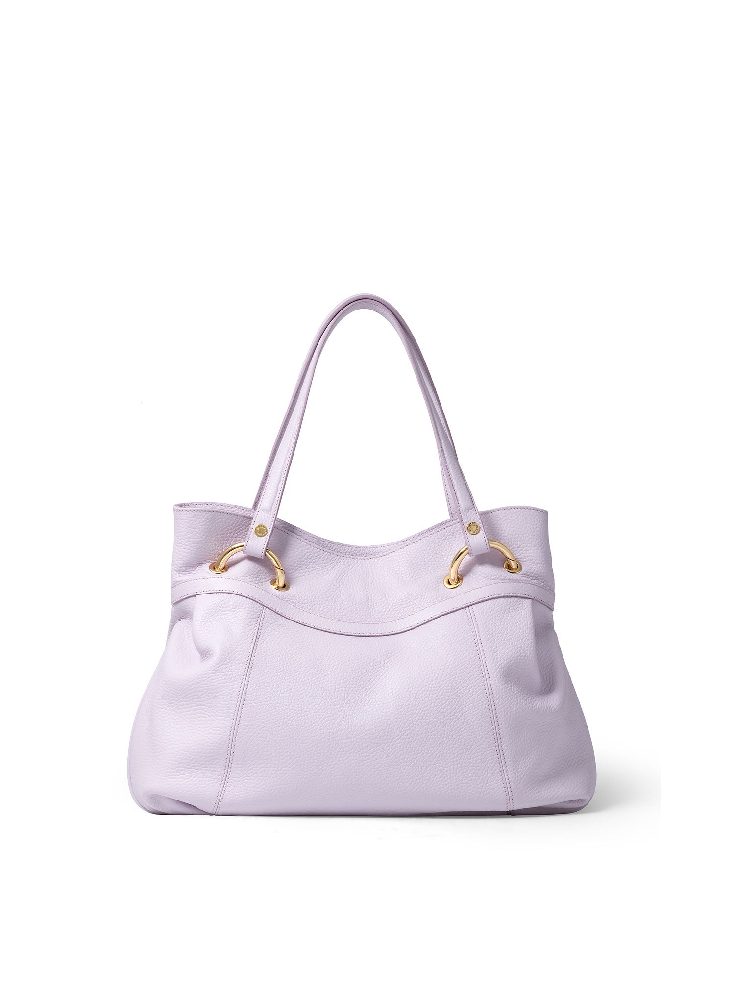 Evanthe Lux Borsa a spalla da donna 100% pelle B16982-LILLA Braccialini
