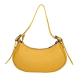 Galatea Borsa a spalla da donna Vera pelle 05708-D04 GIALLO YELLOW Gave Lux