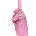 Floresta Borsa a mano da donna Vera Pelle 1158-ROSA Gave Lux