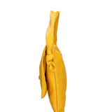Borsa a spalla da donna Vera pelle 07171-S04 GIALLO Viola Castellani