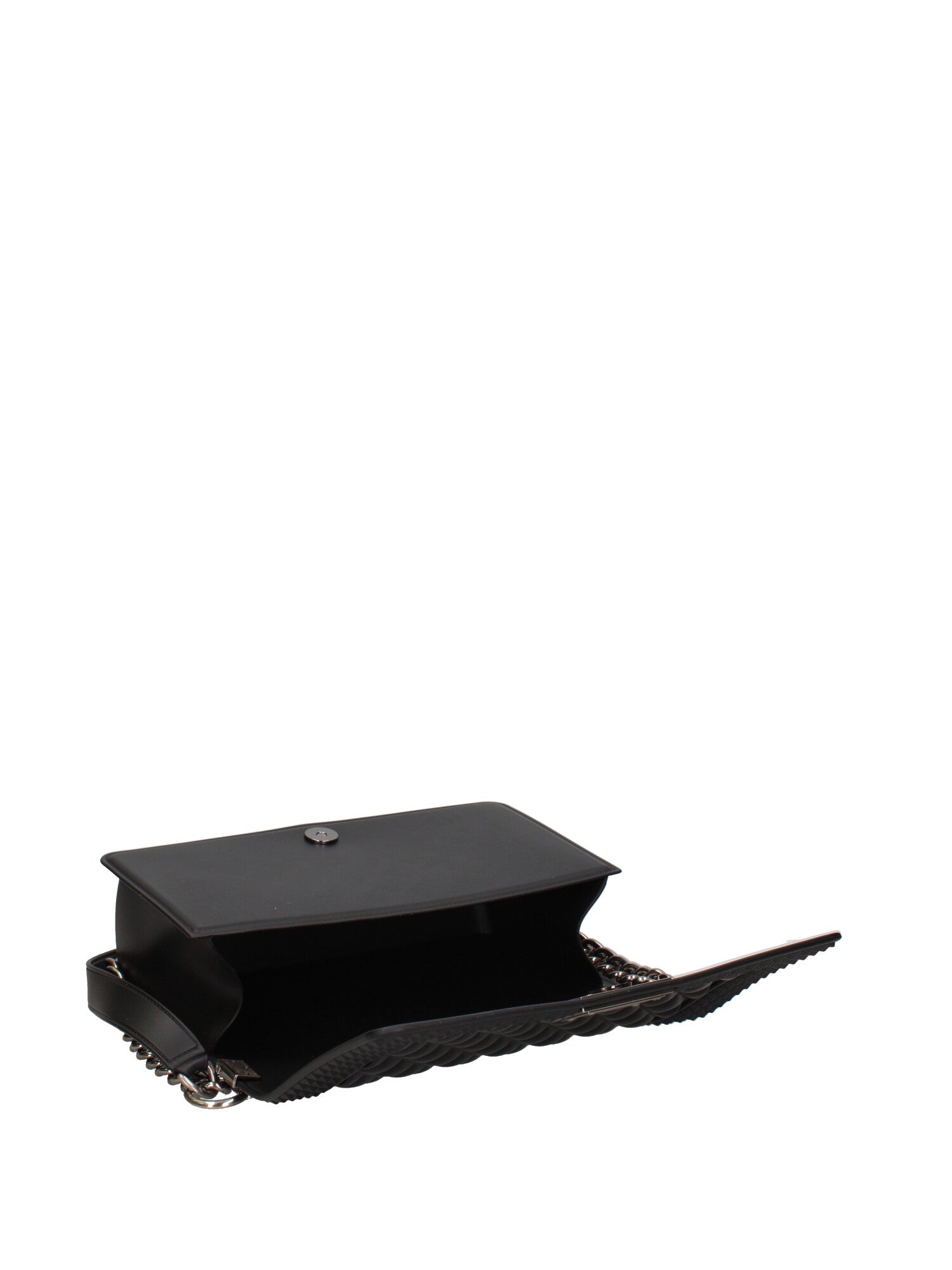 Borsa a mano donna 100% gomma FLAT PENKA M-BLACK-BRUSH CDF Marc Ellis