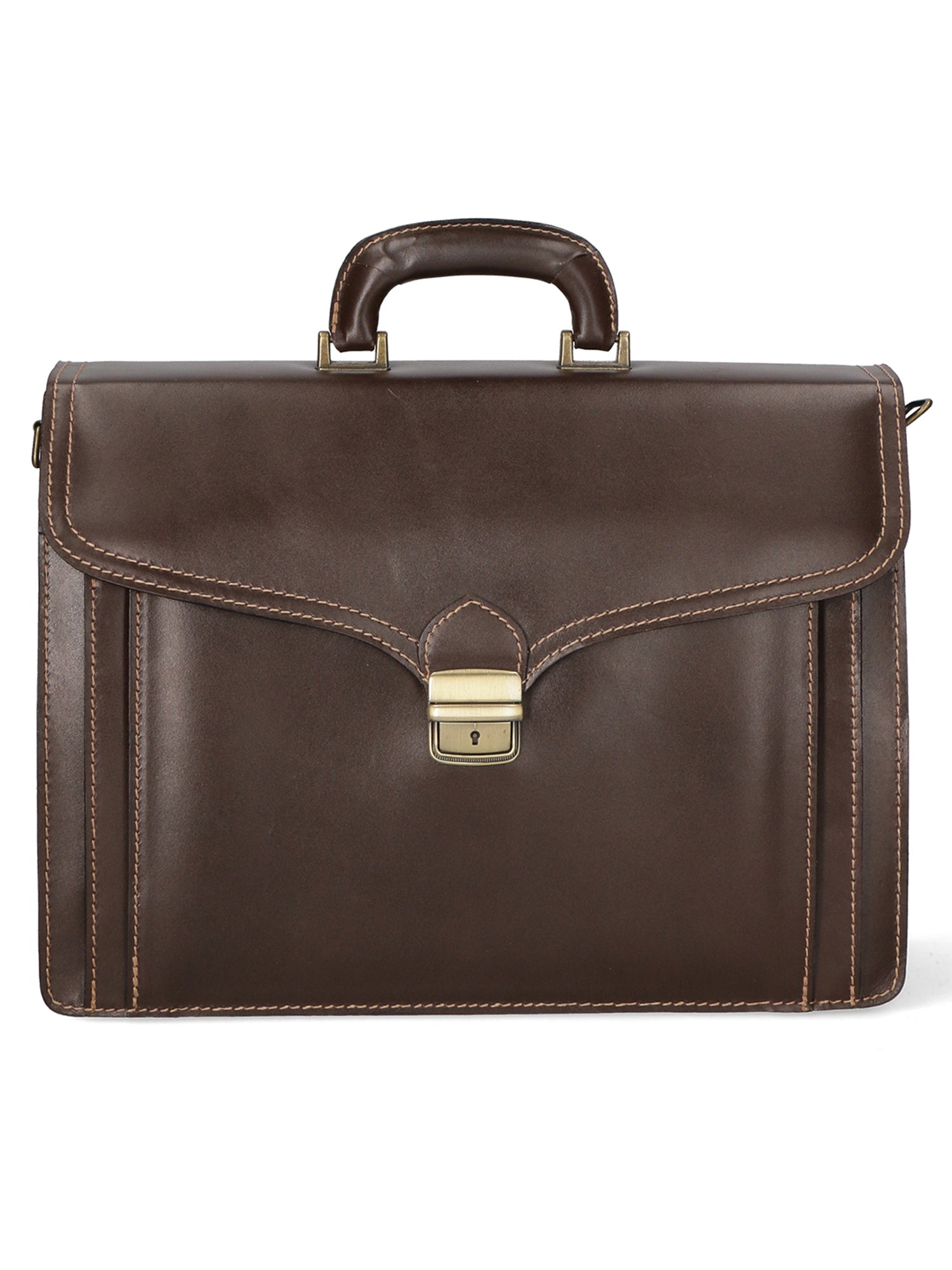 Nevio 7010-TMORO DARK BROWN Borsa da lavoro uomo in pelle Gave Lux