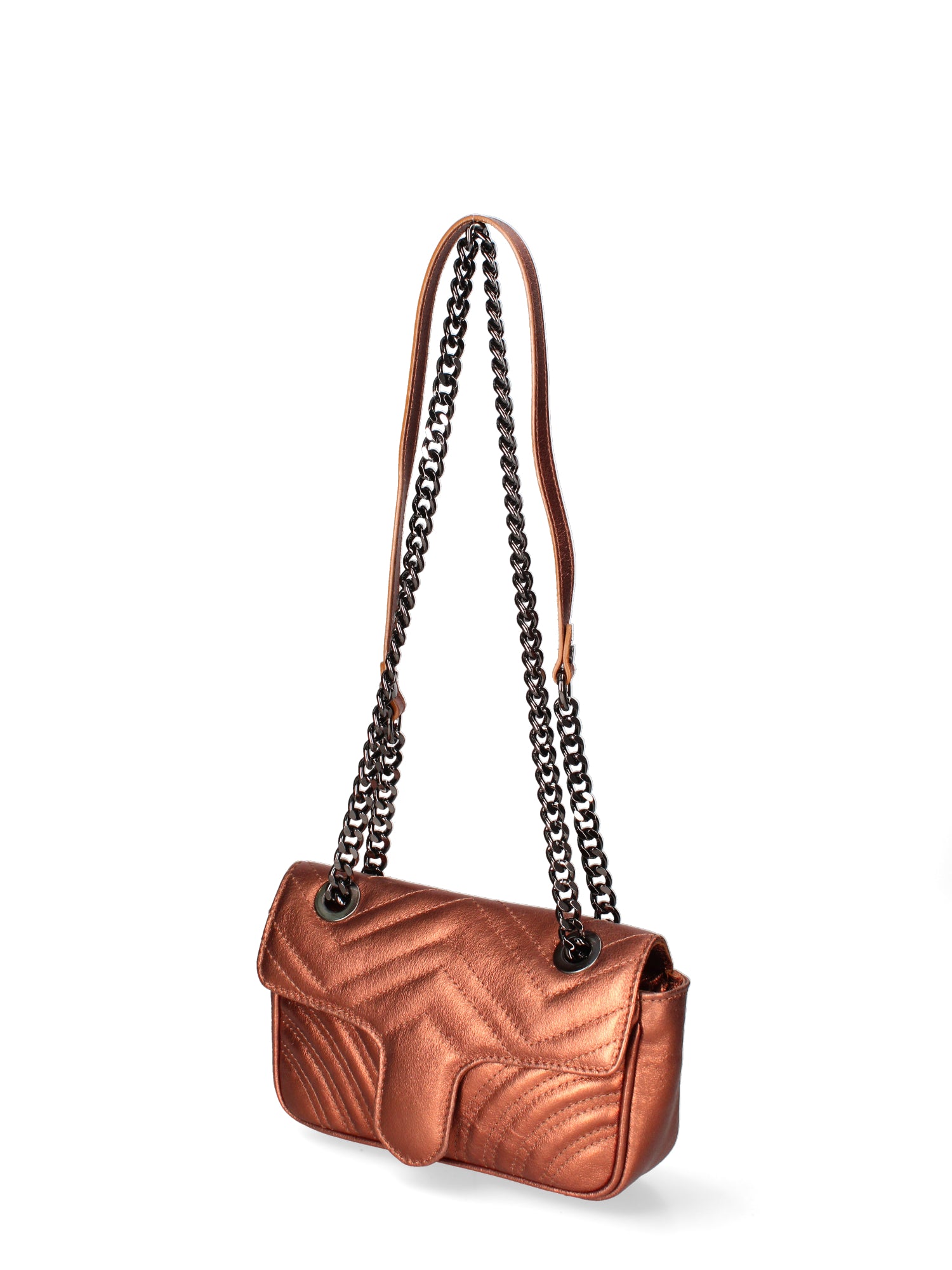 Soleada Borsa a tracolla da donna Vera pelle 8918-FUCSIA Gave Lux