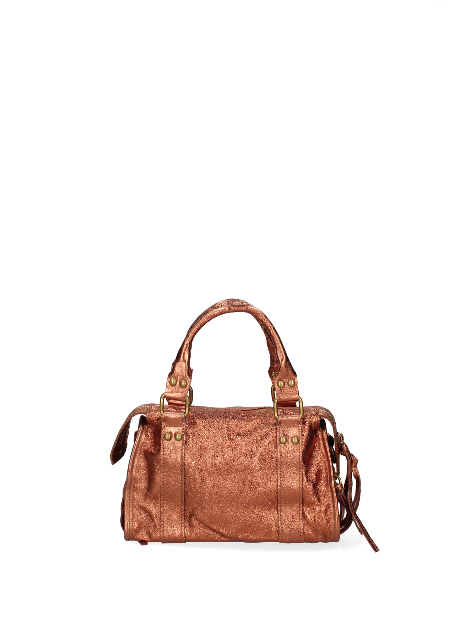 Solara Borsa a spalla da donna Vera pelle 06091 LM-L006 RAME Gave Lux
