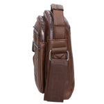 Borsa a tracolla uomo 100% pelle PU PCL3055-COFFEE Northampton Polo Club