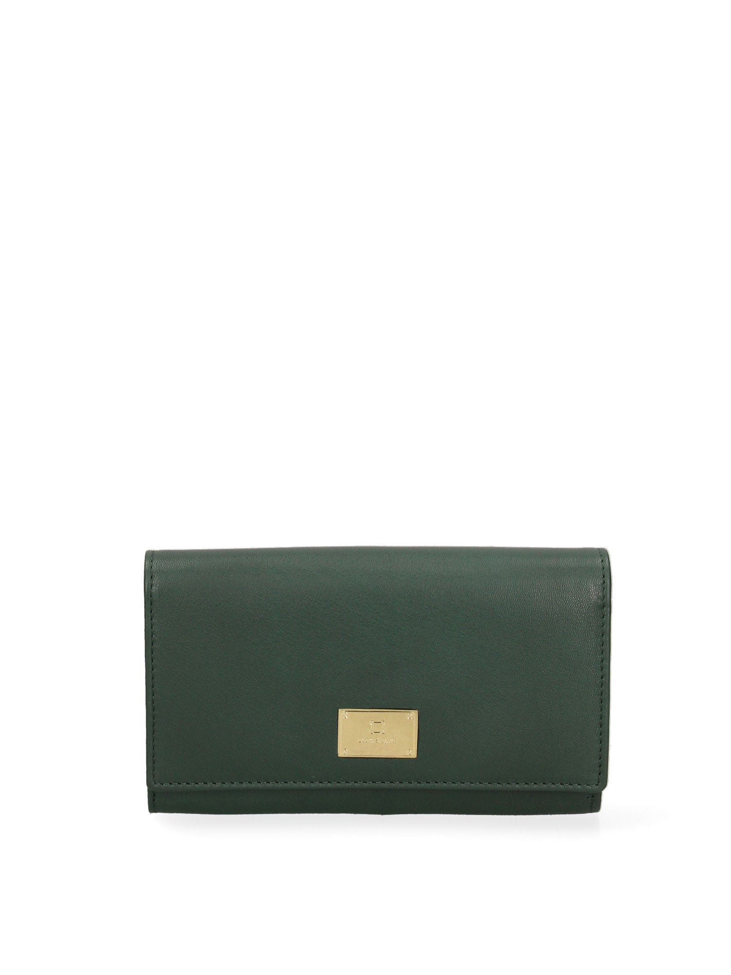 Portafoglio donna in vera pelle Casual LB7702-30-GREEN Laura Biagiotti