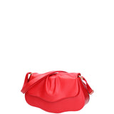 Borsa a spalla da donna Vera pelle 07152-D58 ROSSO FUOCO Viola Castellani