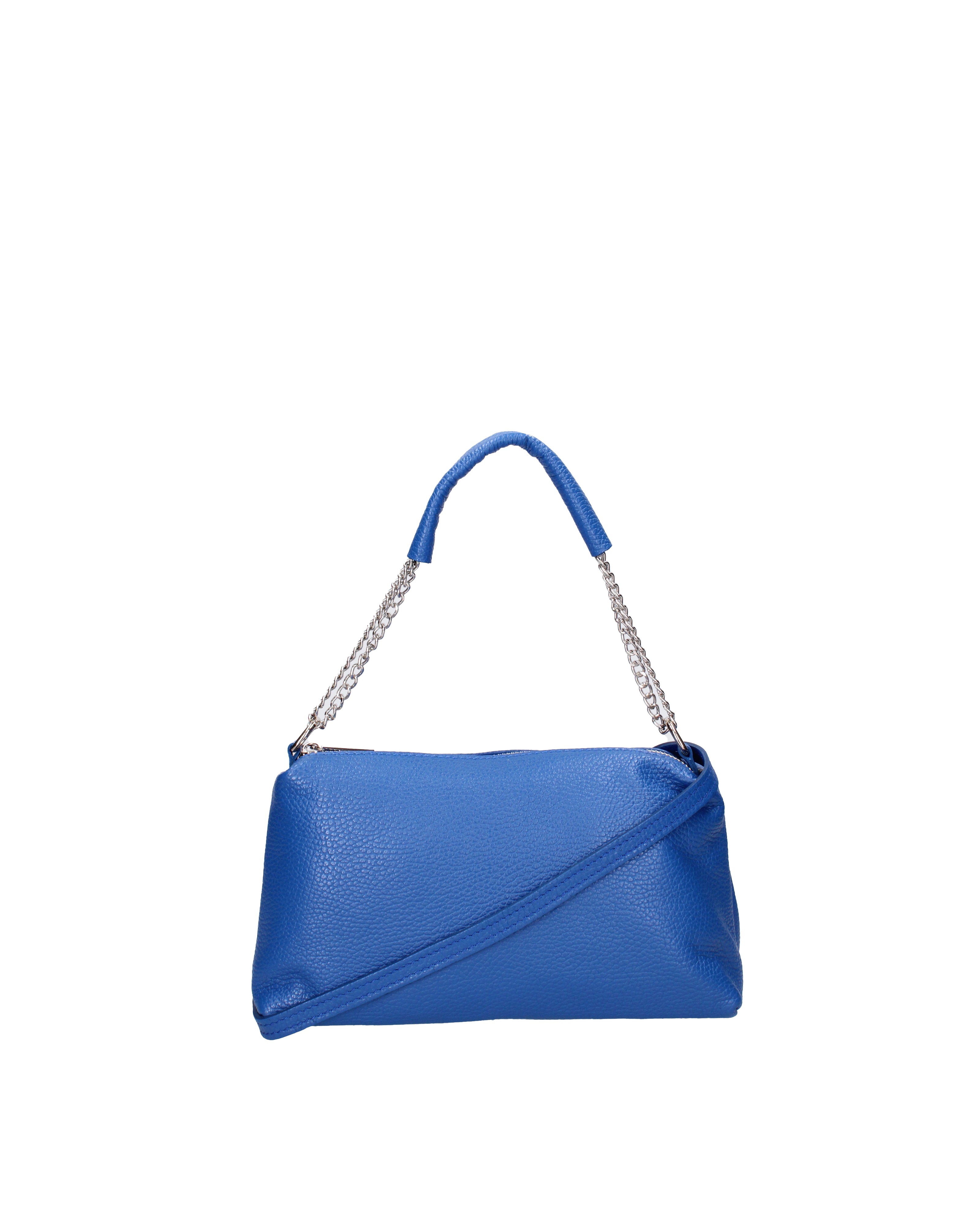 Borsa a spalla da donna Vera pelle 07141-D22 BLUETTE Viola Castellani