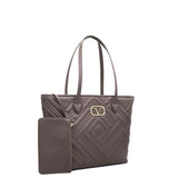 Santorini Borsa Shopper da donna Ecopelle VT-203-TORTORA 19V69 Italia