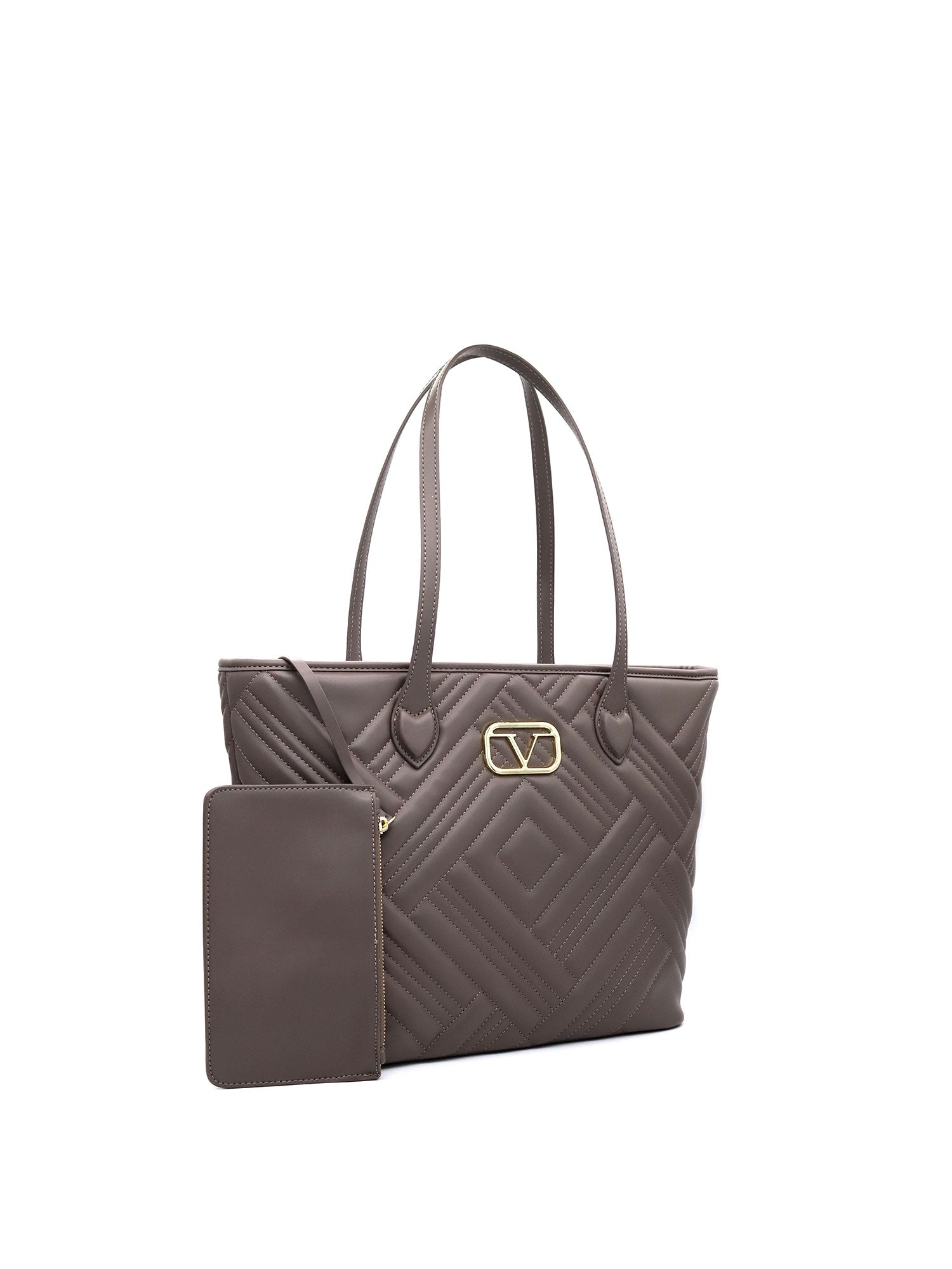 Santorini Borsa Shopper da donna Ecopelle VT-203-TORTORA 19V69 Italia