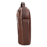Borsa a tracolla uomo in pelle PU Casual PCL3002-COFFEE Northampton Polo Club