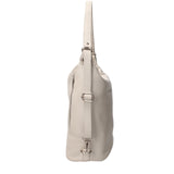 Vera pelle 07135-D86 GRIGIO PERLA Borsa a spalla convertibile Anjelica Viola Castellani