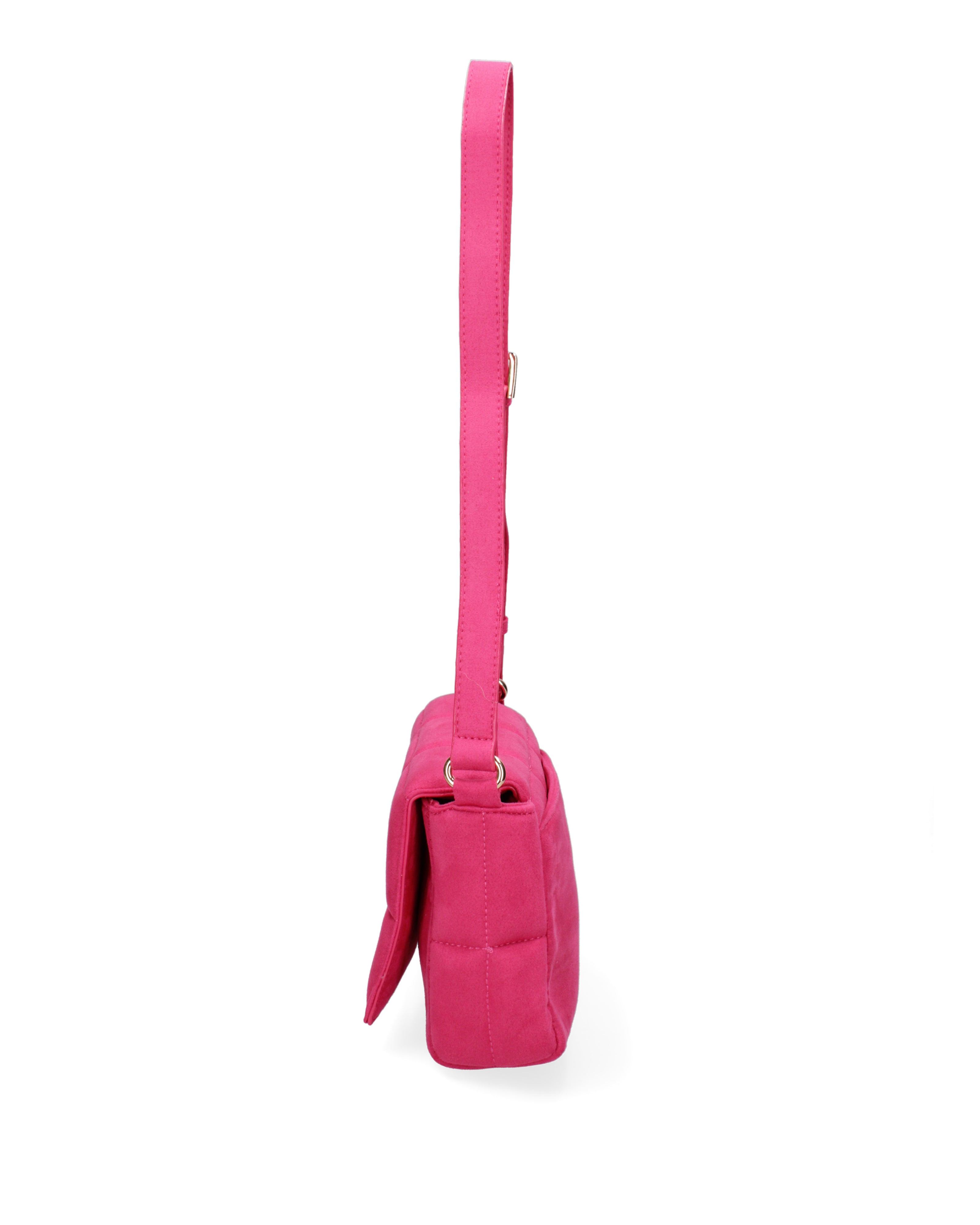 Borsa a spalla da donna Ecopelle DC3323-1-LIGHT FUCHSIA Diana&co