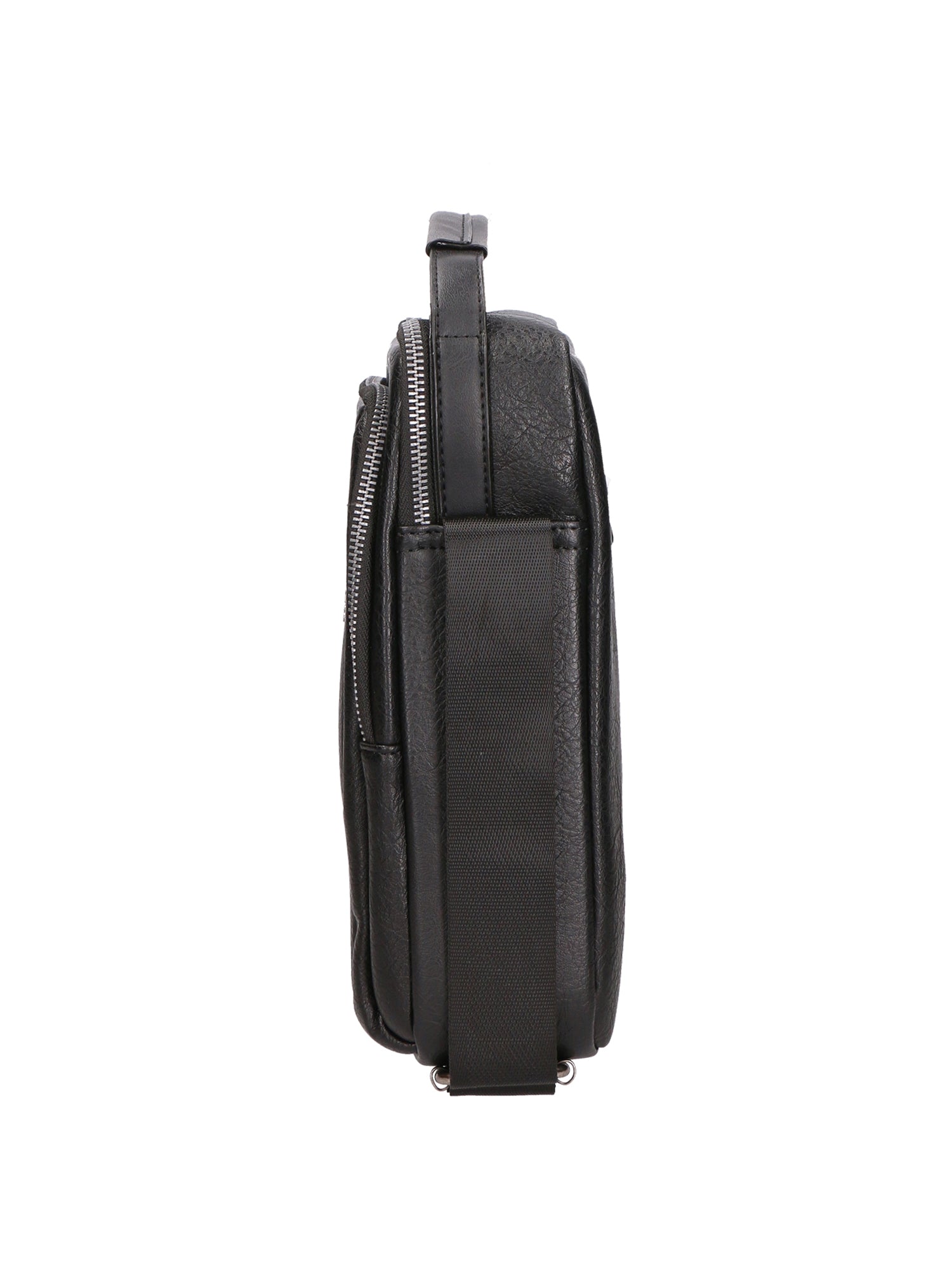 Borsa a tracolla uomo in pelle PU Casual PCL3002-BLACK Northampton Polo Club