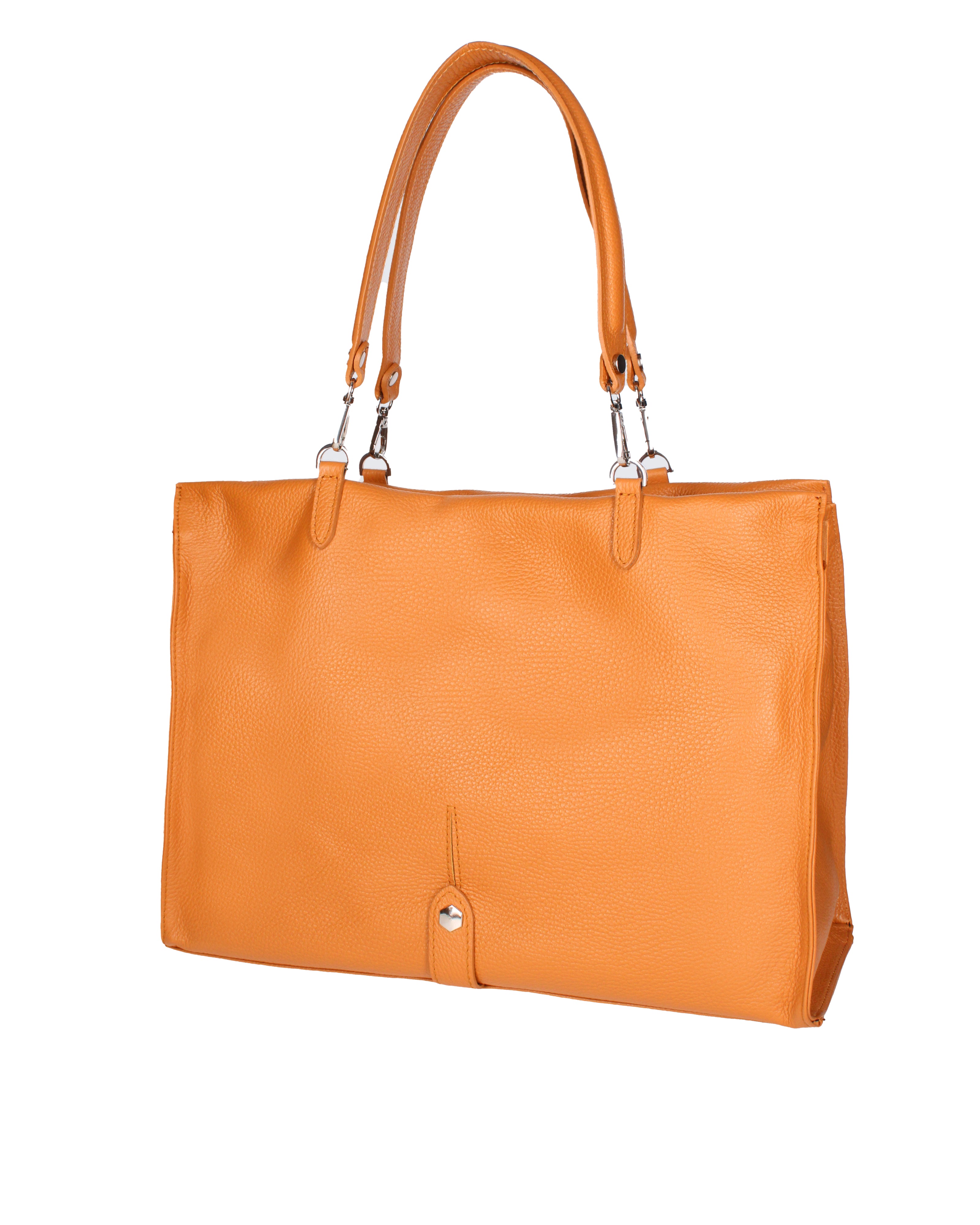 Borsa a mano da donna 100% vera pelle 07138-D44 CUOIO Roberta Rossi