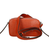 Pina Borsa a tracolla da donna Vera pelle 00637-LU35 MATTONE DARK ORANGE Gave Lux