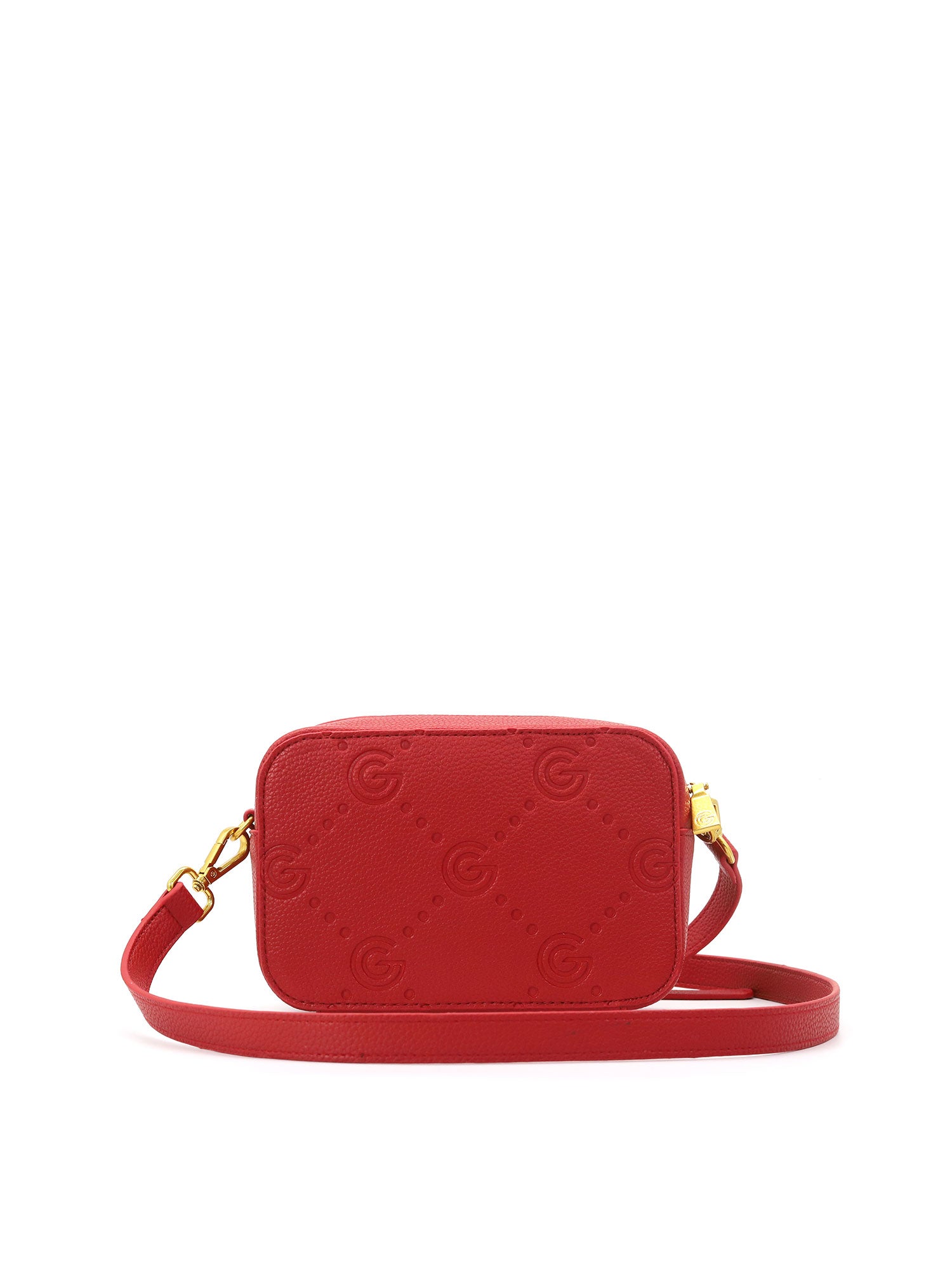 Borsa a tracolla da donna 100% pelle vegana PU GGB014RED Gabriella G Firenze