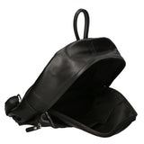 Cloe Zaino da donna in vera pelle Artigianale 6161-NERO BLACK Gave Lux