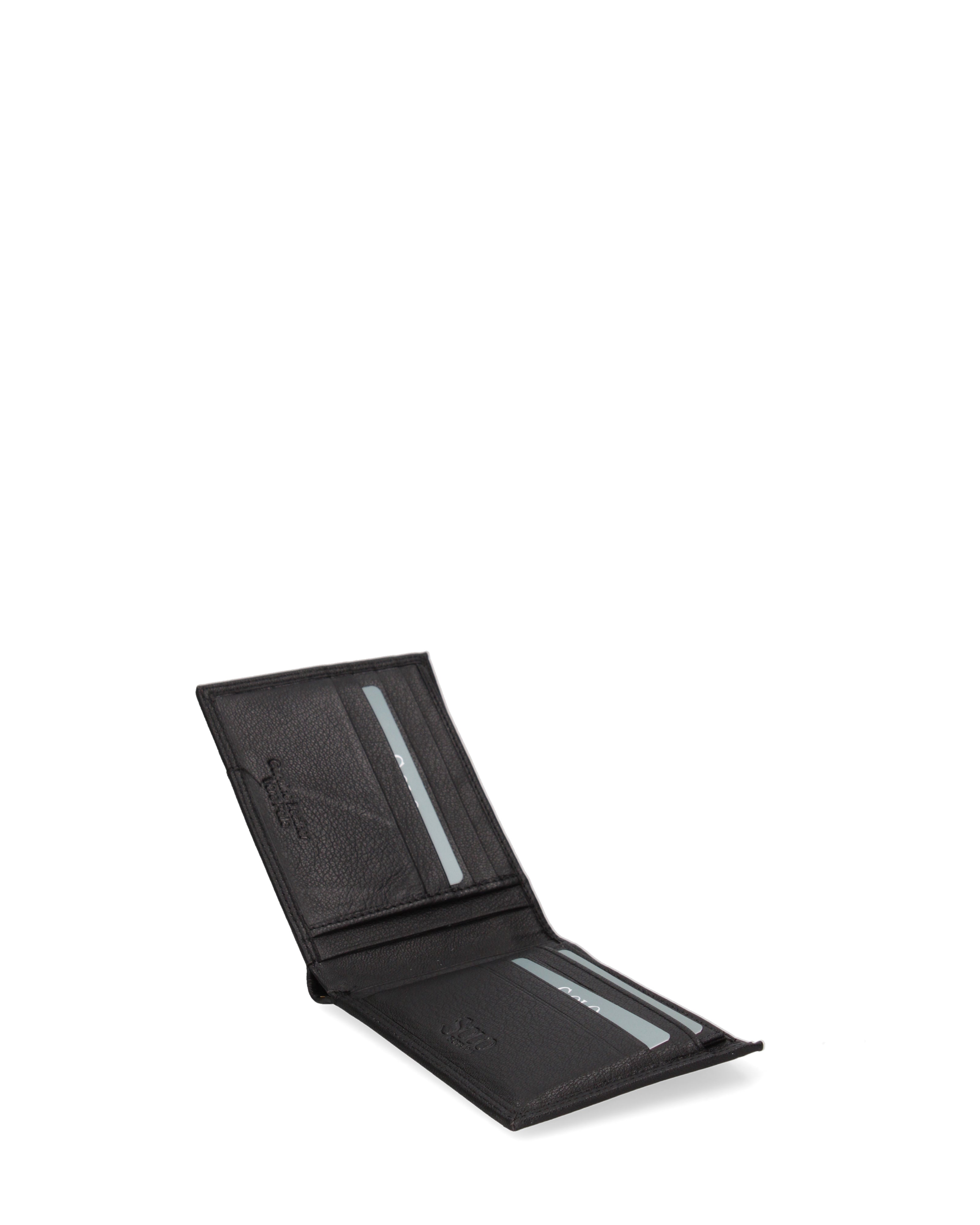 Portafoglio uomo in vera pelle Sfoderato K35355P053-NERO Solo Soprani