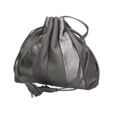 Nunzia Borsa a spalla da donna Vera pelle 576042-GRIGIO GREY Gave Lux