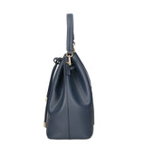 Erina Borsa a mano da donna Vera pelle 8073-P217 BLU NOTTE Gave Lux