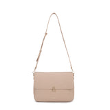 Borsa a spalla da donna 100% pelle vegana PU 740-1PT-LIGHT CREAM Diana&co