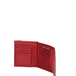 Portafoglio uomo in vera pelle Casual IN-1077-ROSSO Sergio Valentini