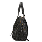 Elara Borsa a spalla da donna Vera pelle 06090-NERO Gave Lux
