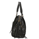 Elara Borsa a spalla da donna Vera pelle 06090-NERO Gave Lux