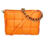 Agostina Borsa a mano da donna Vera pelle 04691-D29 ARANCIONE ORANGE Gave Lux