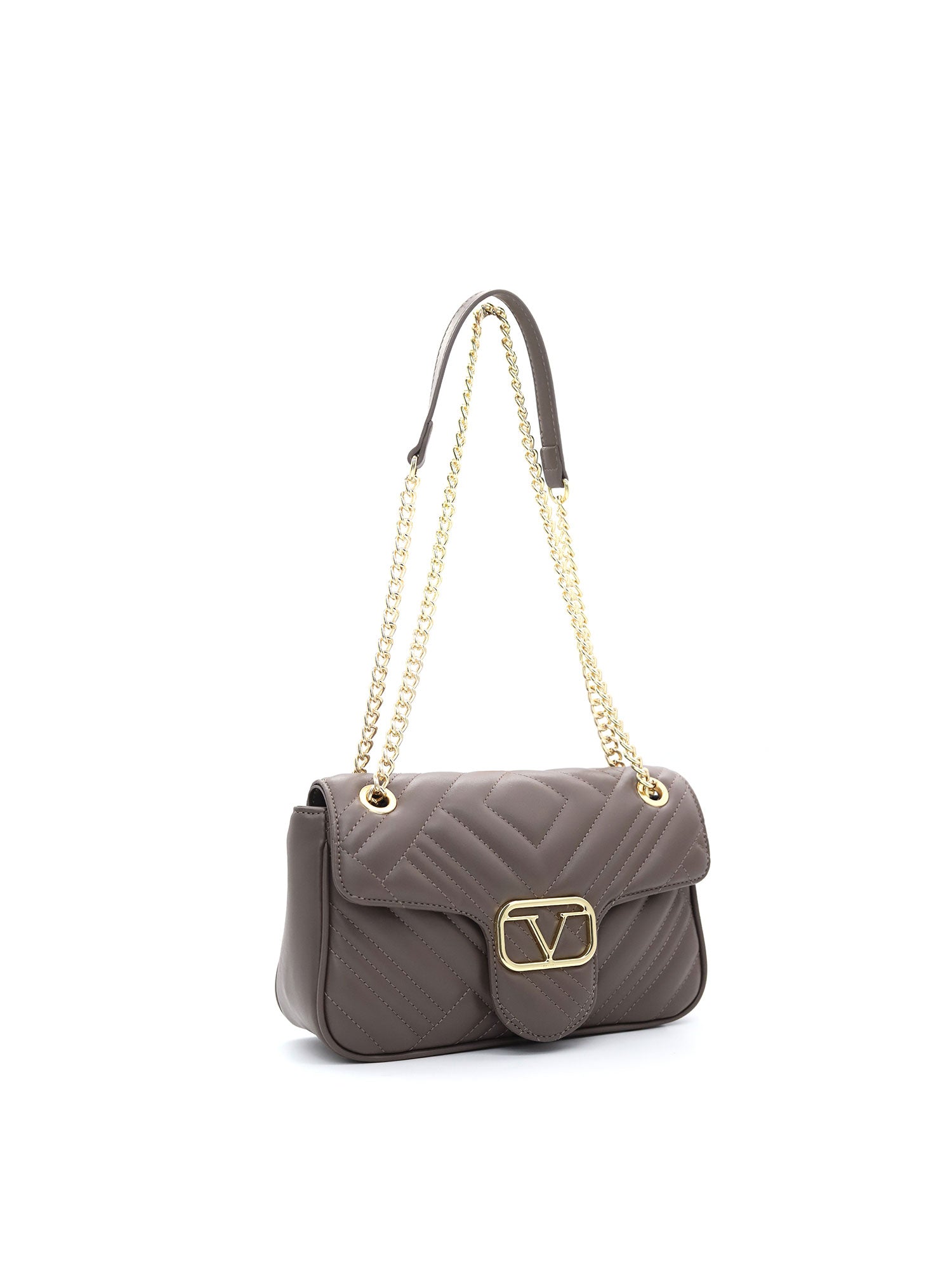 Siviglia Borsa a tracolla da donna Ecopelle VT-206-TORTORA 19V69 Italia