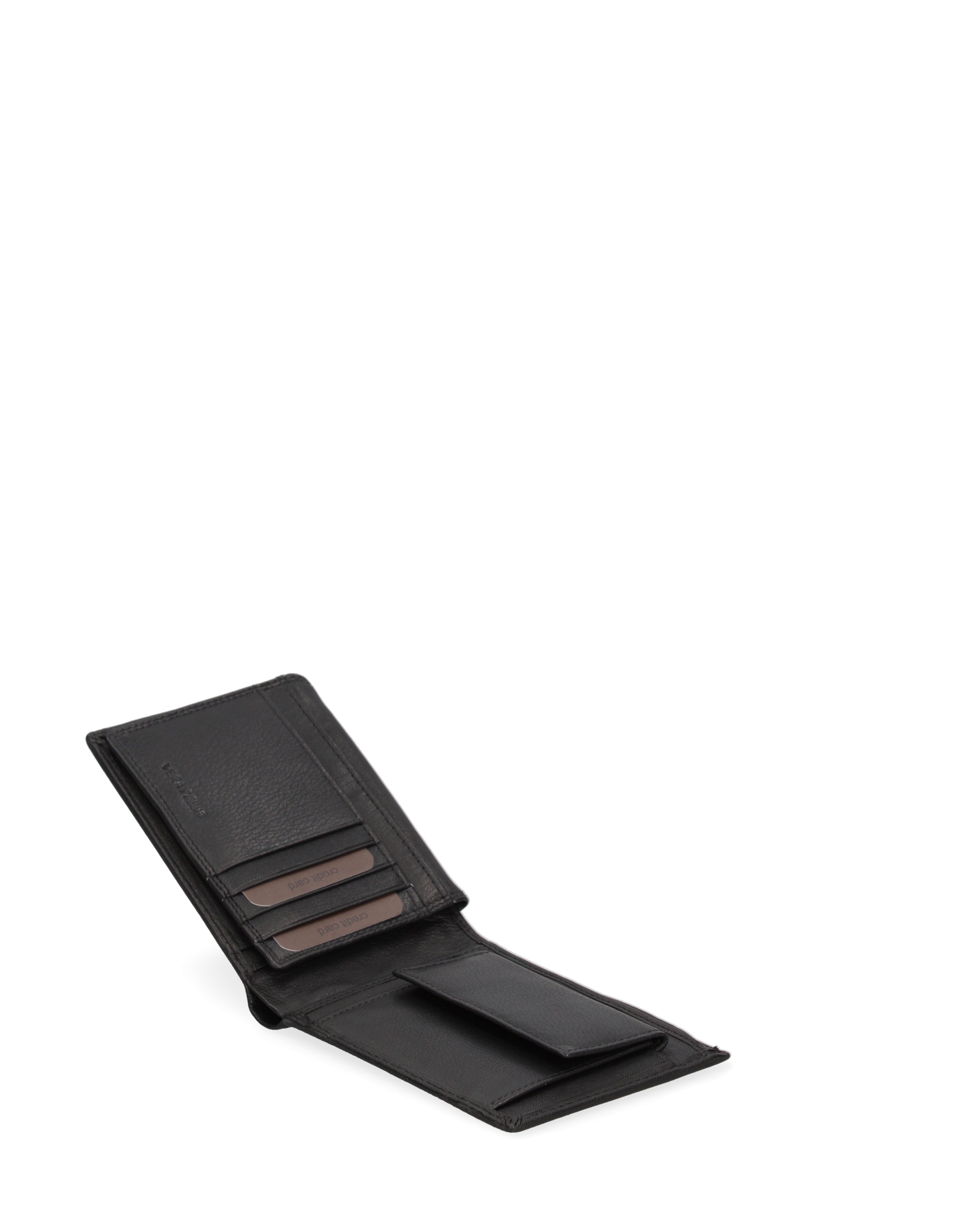 Portafoglio uomo in vera pelle Casual LL7651-04-NERO Lancetti