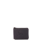 Portafoglio uomo in vera pelle Casual IN-1101-SKULL-NERO Sergio Valentini