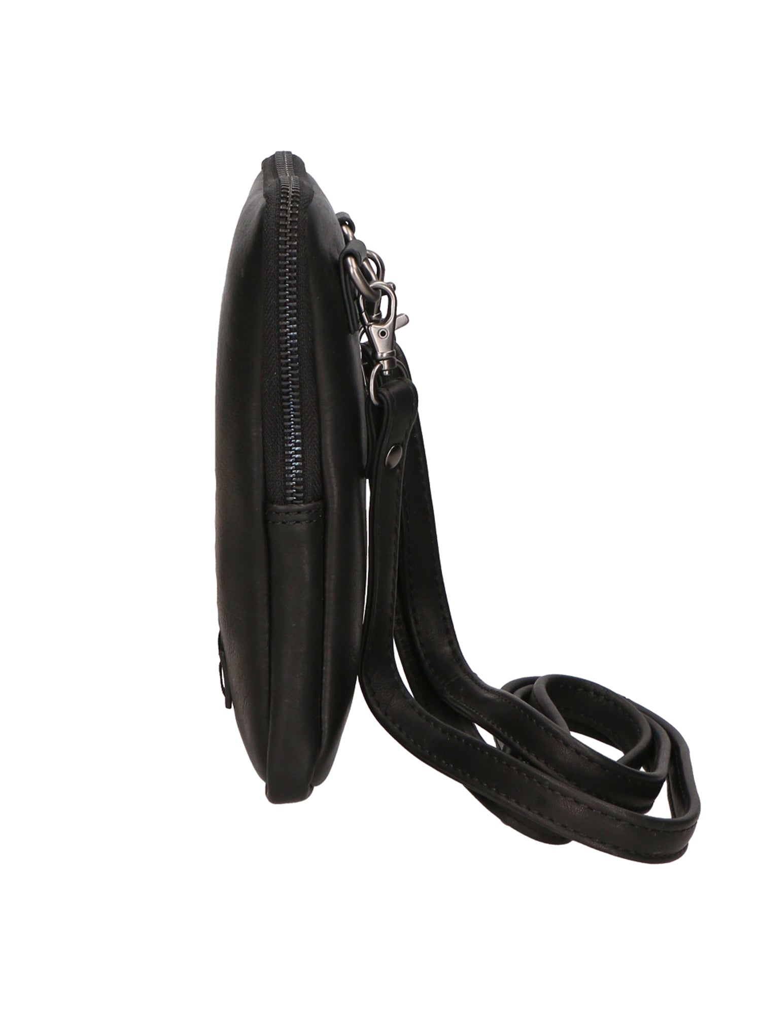 Borsa a tracolla unisex vera pelle 100% Made in Italy SN9861247-BLACK Santini Firenze