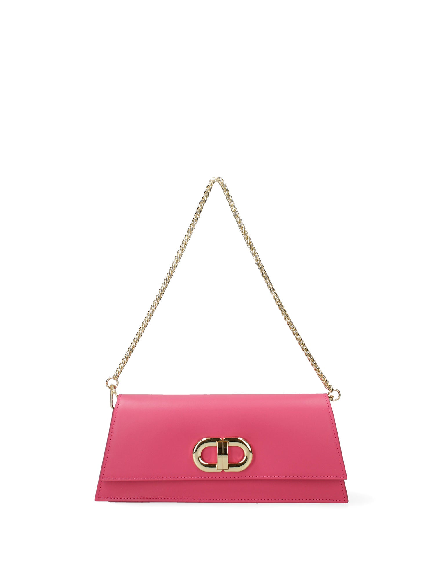Borsa a spalla da donna Vera pelle 07313-L317 FUXIA Roberta Rossi
