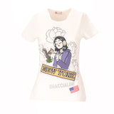 T-Shirt da donna In Cotone e Elastane Prodotto artigianale Regular Fit